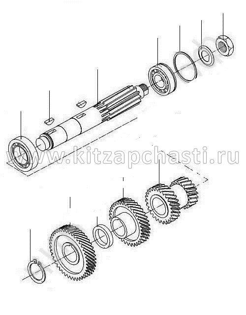 Кольцо пружиное (стопорное) Baw Fenix 1065 Евро 3 LG528-1701218